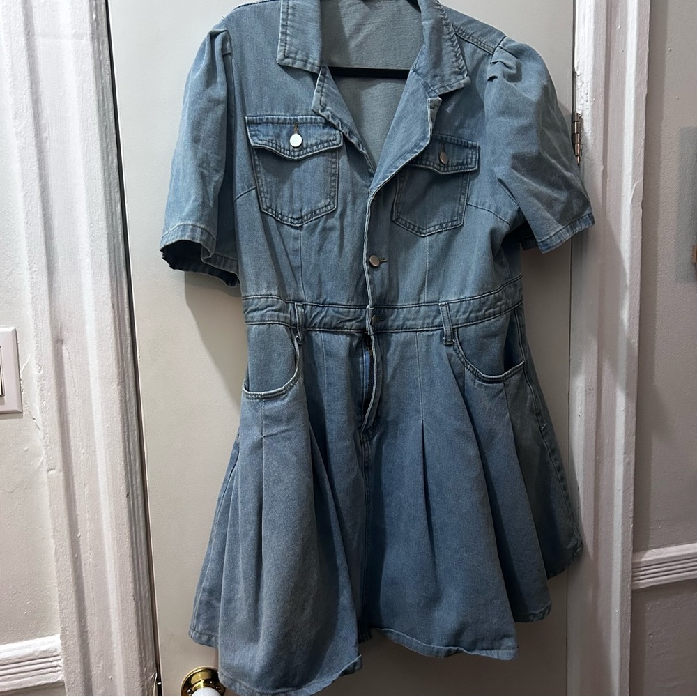 Blue Denim Dress